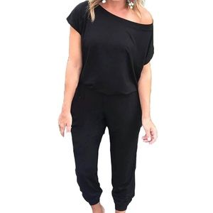 Casual, Off Shoulder Romper